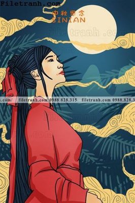 File ảnh Hinh minh hoa co gai Nhat 100 (gốc) dùng in Pano