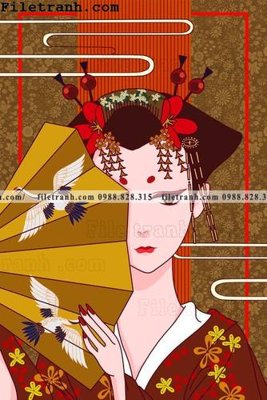 File gốc Hinh minh hoa co gai Nhat 106 (PNG) trong suốt (transparent)