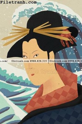 File ảnh Hinh minh hoa co gai Nhat 126 (gốc) in standee