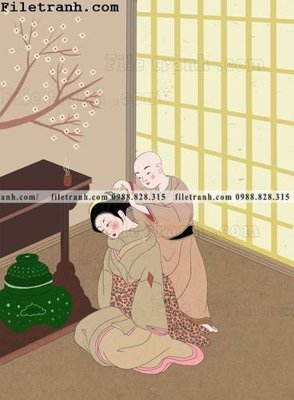 File gốc Hinh minh hoa co gai Nhat 154 (trang trí) phòng ngủ