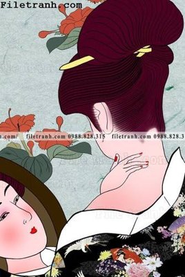 Tải file Hinh minh hoa co gai Nhat 176 (PSD) cho in ấn quảng cáo