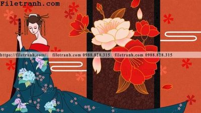 Tải file Hinh minh hoa co gai Nhat 210 (ảnh gốc) file AI/EPS
