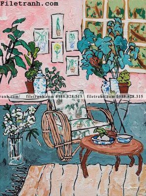 File gốc Hoa phong cach Bac Au 134 (in lụa) cao cấp