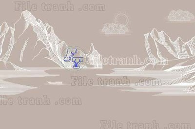 File tranh trang trí File tranh gốc tranh tường bích họa idochine trung quốc IDT138 (file gốc)