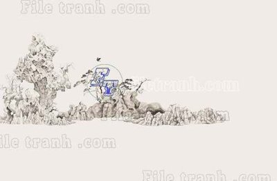 File ảnh File tranh gốc tranh tường bích họa idochine trung quốc IDT179 (gốc) cho trang trí nhà hàng