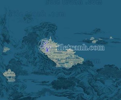 File gốc File tranh gốc tranh tường bích họa idochine trung quốc IDT223 (chuẩn màu) cho in offset