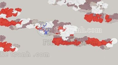 Download file gốc File tranh gốc tranh tường bích họa idochine trung quốc IDT229 (in lụa) tranh 3D