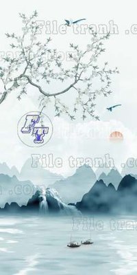 File in mica File tranh gốc tranh tường bích họa idochine trung quốc IDT282 (bản gốc) siêu trong
