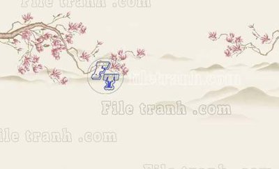 File tranh in trần File tranh gốc tranh tường bích họa idochine trung quốc IDT293 (ảnh gốc siêu nét)