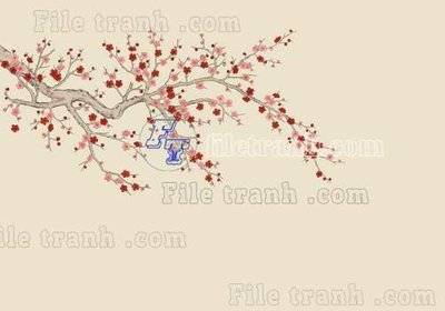 File gốc File tranh gốc tranh tường bích họa idochine trung quốc IDT296 (in tráng gương) nghệ thuật