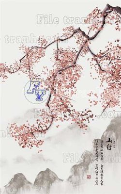 File in trần File tranh gốc tranh tường bích họa idochine trung quốc IDT315 (file gốc) phong thủy