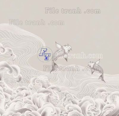 File gốc File tranh gốc tranh tường bích họa idochine trung quốc IDT34 (PNG) không nền chất lượng