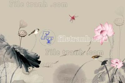 Hình ảnh file gốc File tranh gốc tranh tường bích họa idochine trung quốc IDT360 (chất lượng cao)