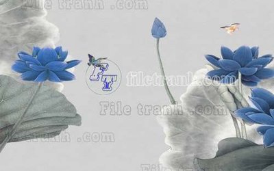 Tải file gốc File tranh gốc tranh tường bích họa idochine trung quốc IDT379 (để in lụa)