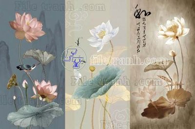 File gốc File tranh gốc tranh tường bích họa idochine trung quốc IDT391 (bản quyền) cho in ấn