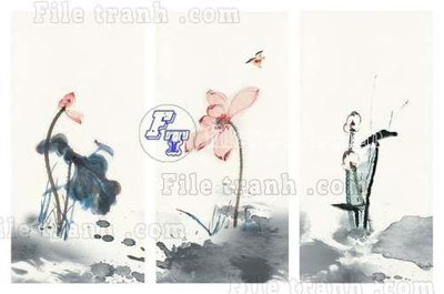 Hình ảnh gốc File tranh gốc tranh tường bích họa idochine trung quốc IDT392 (để in khổ lớn)