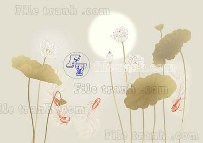 File tranh File tranh gốc tranh tường bích họa idochine trung quốc IDT393 (ảnh gốc) in trần 3D