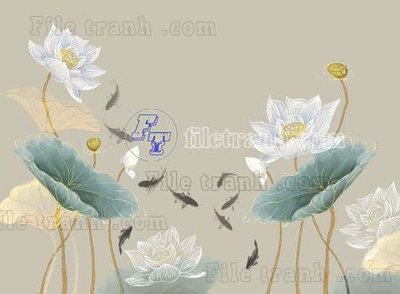 File gốc File tranh gốc tranh tường bích họa idochine trung quốc IDT407 (phong cách) châu Âu