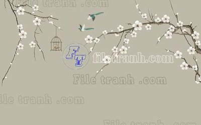 File ảnh File tranh gốc tranh tường bích họa idochine trung quốc IDT428 (gốc) in standee