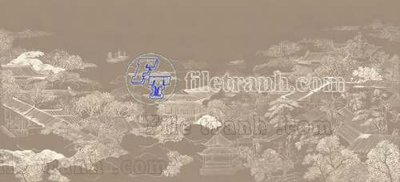 Ảnh gốc File tranh gốc tranh tường bích họa idochine trung quốc IDT44 (siêu chi tiết) để in ấn