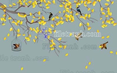 Hình ảnh file gốc File tranh gốc tranh tường bích họa idochine trung quốc IDT442 cho in UV