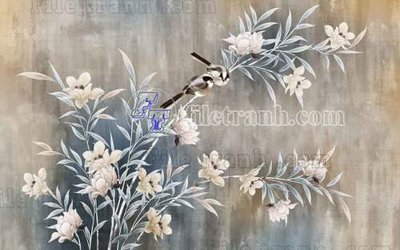 File PSD File tranh gốc tranh tường bích họa idochine trung quốc IDT448 (chất lượng in ấn)