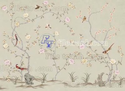 File ảnh File tranh gốc tranh tường bích họa idochine trung quốc IDT449 (gốc) cho trang trí nhà hàng