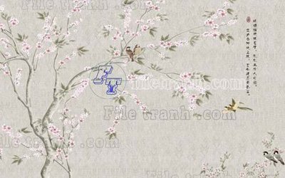 Tải file File tranh gốc tranh tường bích họa idochine trung quốc IDT457 (ảnh gốc) file TIFF