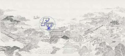 File PSD File tranh gốc tranh tường bích họa idochine trung quốc IDT47 (bản gốc) cho nhà in