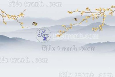 File gốc File tranh gốc tranh tường bích họa idochine trung quốc IDT473 (thiết kế) độc quyền