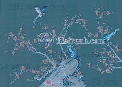 Chi tiết file gốc File tranh gốc tranh tường bích họa idochine trung quốc IDT496 (cho in tráng gương)