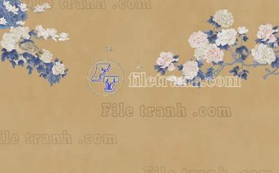 File gốc File tranh gốc tranh tường bích họa idochine trung quốc IDT504 (ảnh chi tiết) để in trần