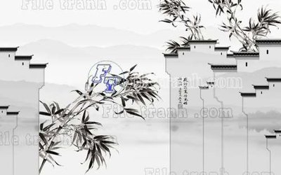 File ảnh File tranh gốc tranh tường bích họa idochine trung quốc IDT538 (gốc) in decal dán tường