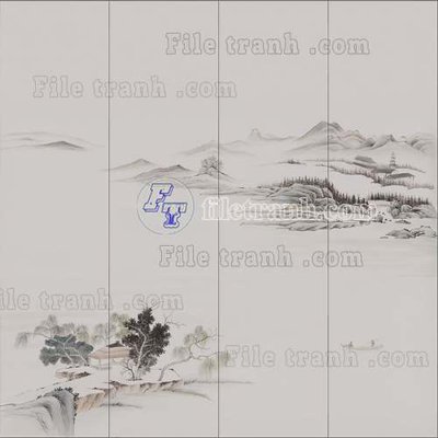 File gốc in ấn File tranh gốc tranh tường bích họa idochine trung quốc IDT543 (sẵn sàng tải về)