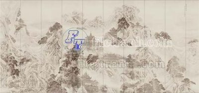 File in trần File tranh gốc tranh tường bích họa idochine trung quốc IDT551 (bản gốc) hoa văn