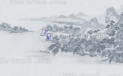 File tranh gốc File tranh gốc tranh tường bích họa idochine trung quốc IDT575 (bản đẹp) độc quyền