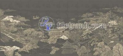 File tranh File tranh gốc tranh tường bích họa idochine trung quốc IDT576 (bản gốc) trang trí văn phòng