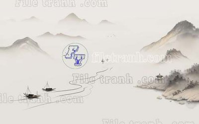 Tải file File tranh gốc tranh tường bích họa idochine trung quốc IDT59 (PSD) cho in ấn quảng cáo