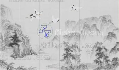 File tranh File tranh gốc tranh tường bích họa idochine trung quốc IDT6 (gốc) chủ đề con người