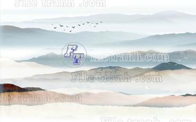 File gốc in ấn File tranh gốc tranh tường bích họa idochine trung quốc IDT607 chuẩn màu CMYK