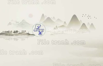 Download file ảnh gốc File tranh gốc tranh tường bích họa idochine trung quốc IDT619 để in ấn