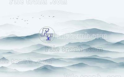 File gốc File tranh gốc tranh tường bích họa idochine trung quốc IDT631 (thiết kế) độc quyền