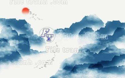 File PSD File tranh gốc tranh tường bích họa idochine trung quốc IDT632 (gốc) cho in quảng cáo