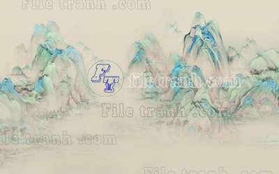 File gốc in ấn File tranh gốc tranh tường bích họa idochine trung quốc IDT642 chất lượng vượt trội