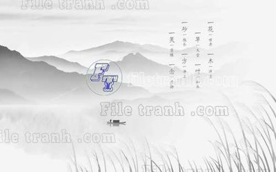 File ảnh File tranh gốc tranh tường bích họa idochine trung quốc IDT650 (gốc) cho trang trí nhà hàng