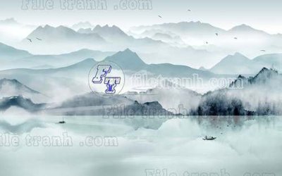 File tranh in trần File tranh gốc tranh tường bích họa idochine trung quốc IDT654 (ảnh gốc siêu nét)