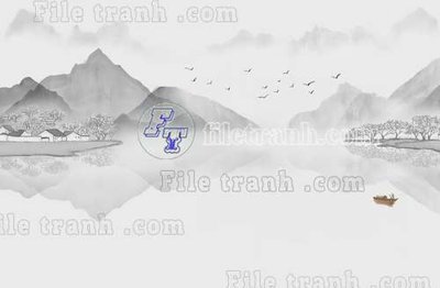 Tải file File tranh gốc tranh tường bích họa idochine trung quốc IDT679 (gốc) in nhanh