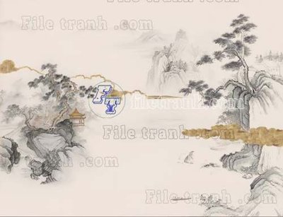 File tranh File tranh gốc tranh tường bích họa idochine trung quốc IDT719 (ảnh gốc) cho in ấn kỹ thuật số