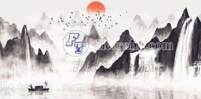 File gốc in ấn File tranh gốc tranh tường bích họa idochine trung quốc IDT743 (sẵn sàng tải về)