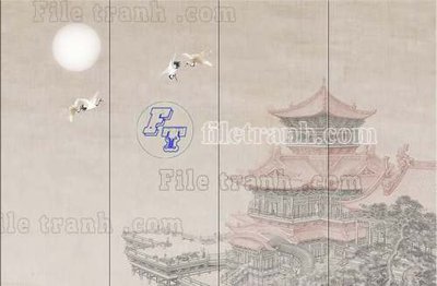 Download file File tranh gốc tranh tường bích họa idochine trung quốc IDT93 (chuẩn in) chất lượng cao